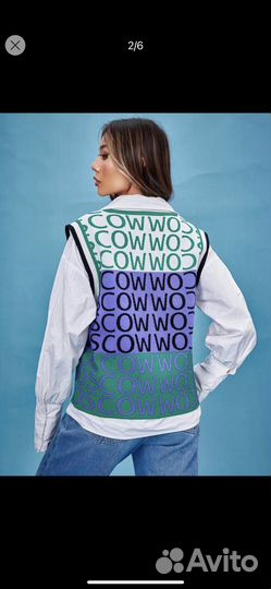 Жилетка женская вязаная