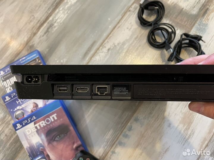 Sony PS4 слим 1тб Идеал + игры
