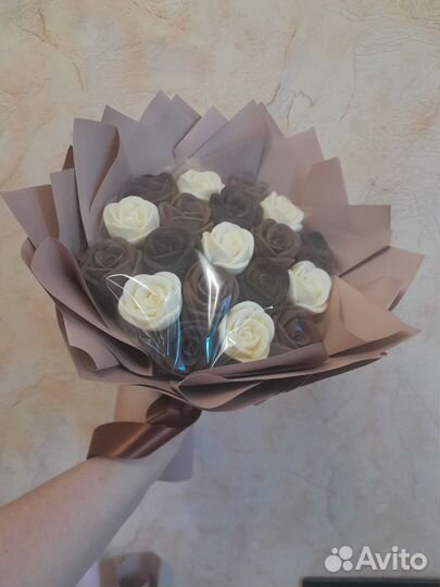 Букет из шоколадных роз. Подарок на день рождения