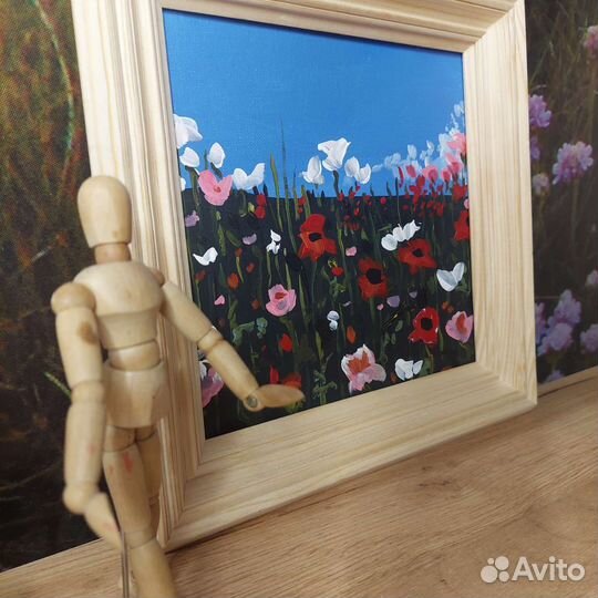 Картина акрилом на холсте