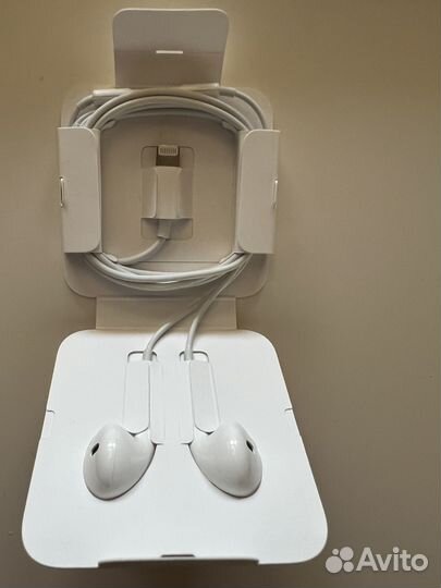 Наушники apple проводные lightning новые