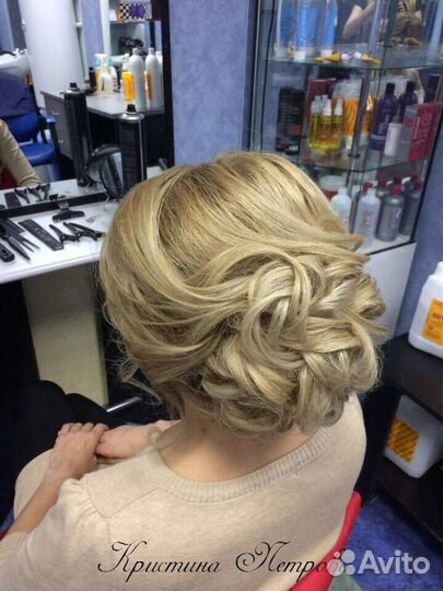 Свадебные, вечерние причёски и макияж