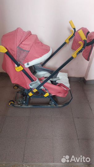 Санки коляска ника