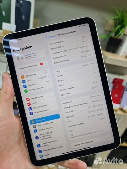 iPad Mini 6 64GB с Sim