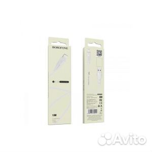 Кабель borofone Lighting BX-18 1m White