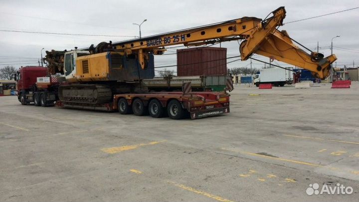 Перевозка негабаритных грузов тралом