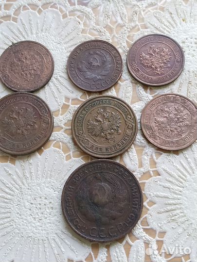 Лот медных монет