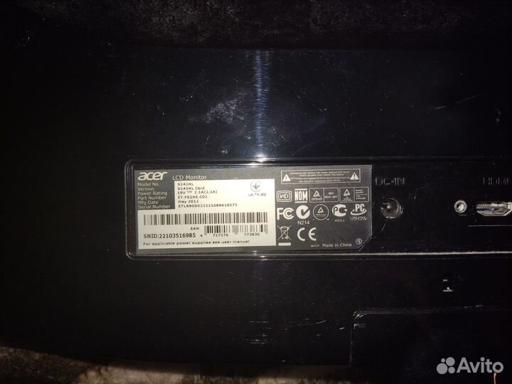 Монитор acer