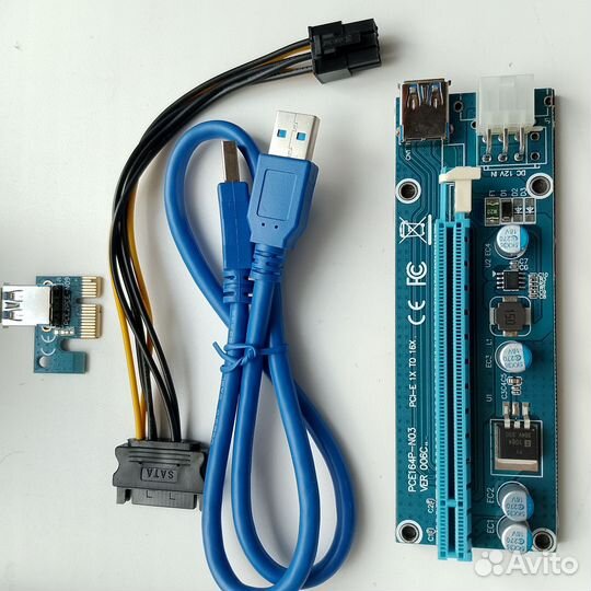 Переходник рейзер PCI-E к pcie Express X16