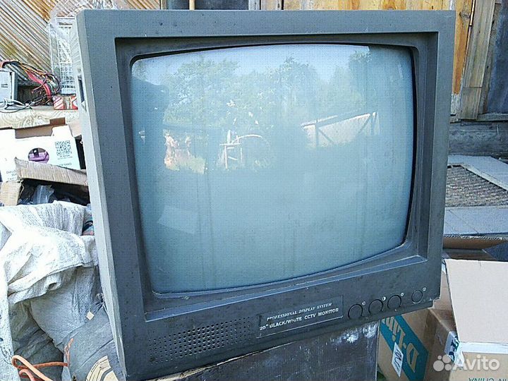 Монитор видеонаблюдения монохромный 20 и 9 дюймов