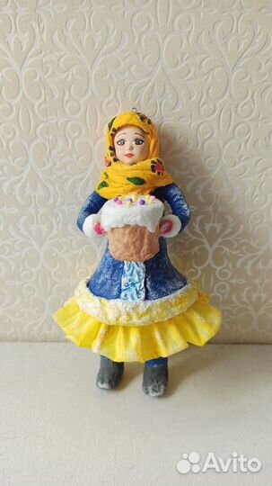 Игрушка из ваты пасхальная 