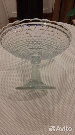 Ваза на ножке Мальцев-Дятьков(дхз)