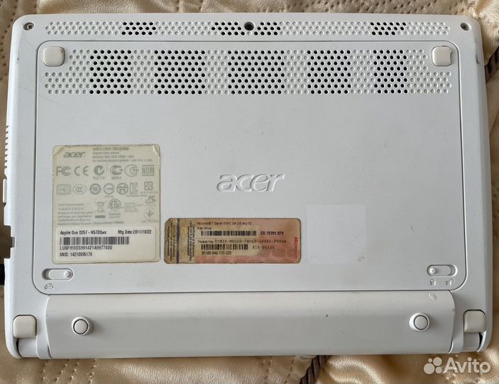 Нетбук acer aspire one