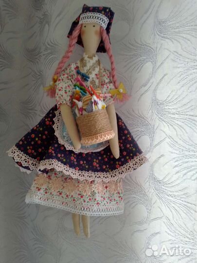 Кукла интерьерная,тильда