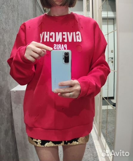 Свитшот Givenchy красный XL