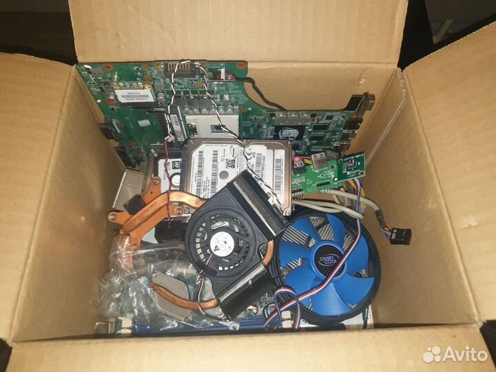 Коробка запчастей для пк и ноутбука