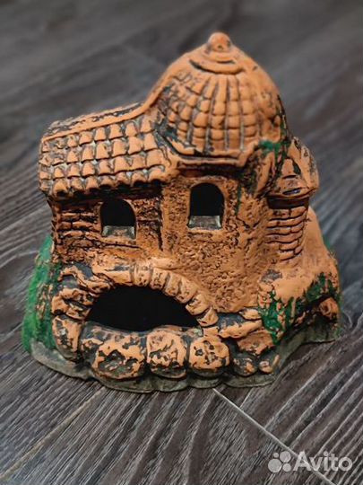 Грот замок для аквариума