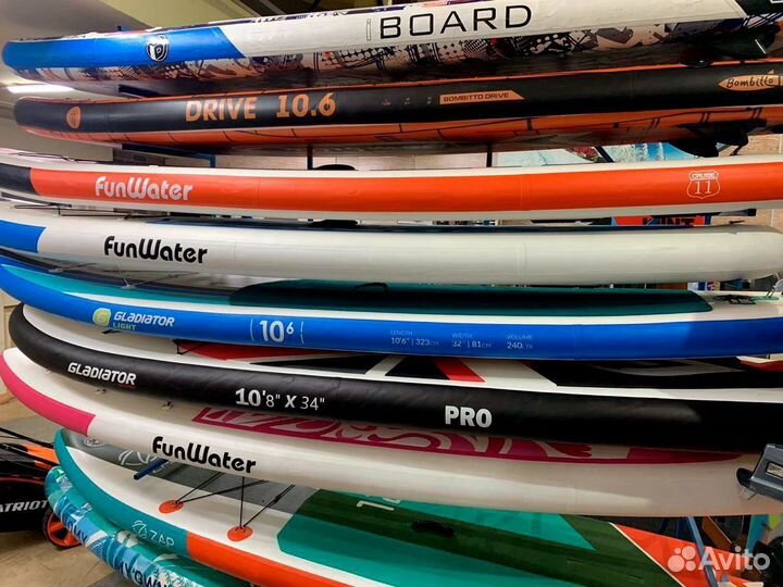 Реализация склада Sup-досок / Сап board