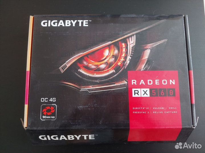 Видеокарта gigabyte AMD Radeon RX 560