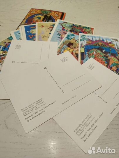 Набор открыток СССР Сказка о золотом петушке