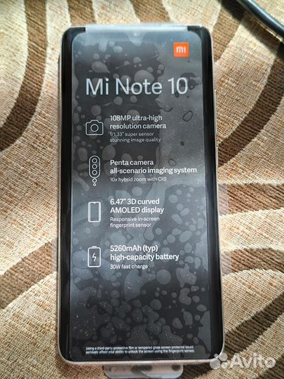 Xiaomi Mi Note 10, 6/128 ГБ