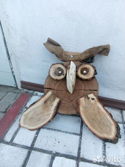 Фигурка деревянная сова
