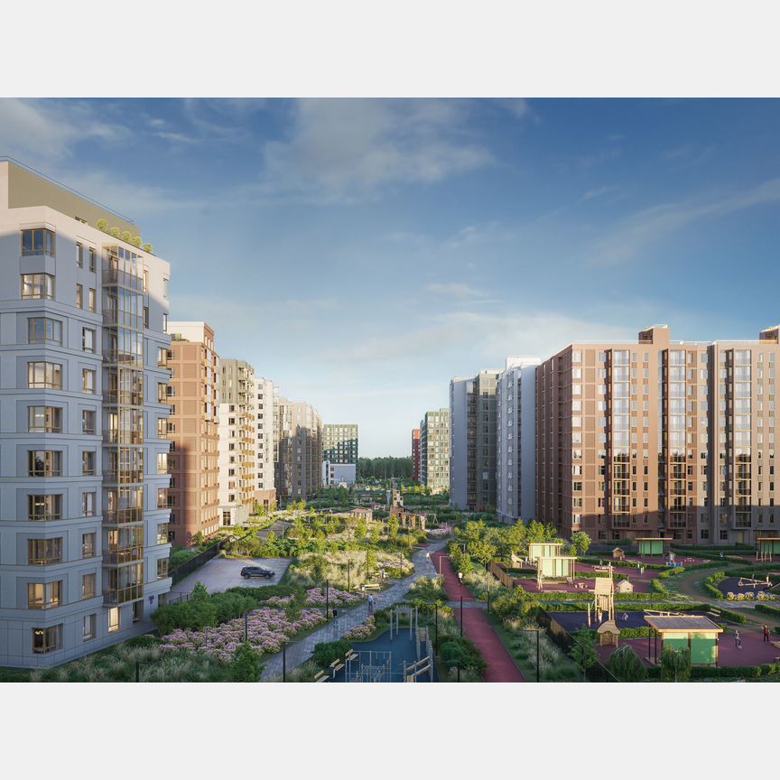 2-к. квартира, 53,1 м², 2/12 эт.