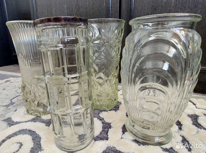 Вазы стекло, СССР