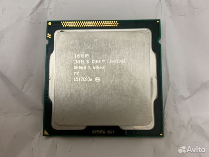 Процессор intel core i3-2120T 2,6GHZ