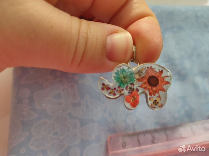 Набор кулон + серьги