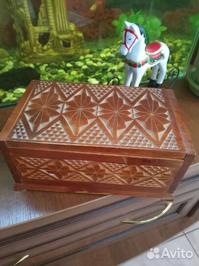 Шкатулка деревянная СССР