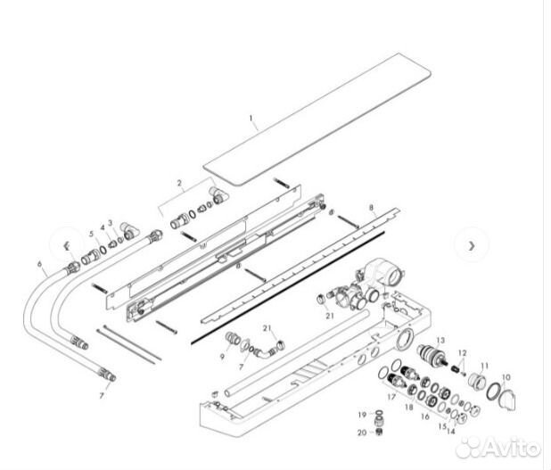 Термостатический смеситель Hansgrohe 13184400