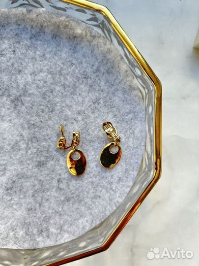 Monet клипсы винтажные