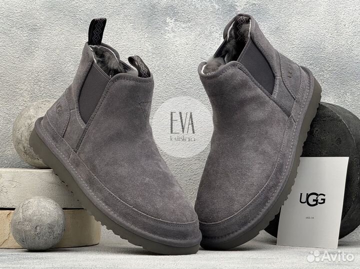 Мужские ботинки Ugg Mens Neumel Chelsea Grey