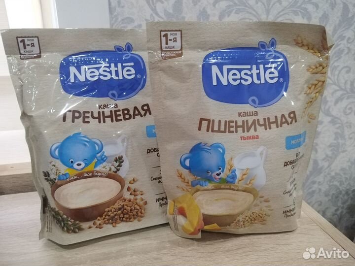 Детские каши молочные Nestle