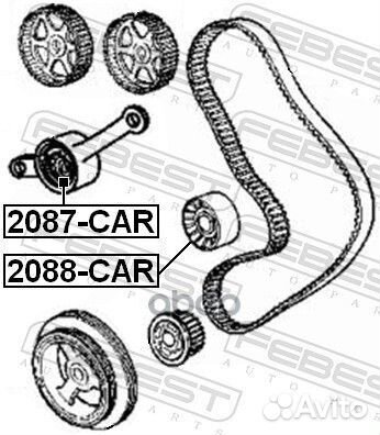 Ролик обводной 2088-CAR 2088-CAR Febest