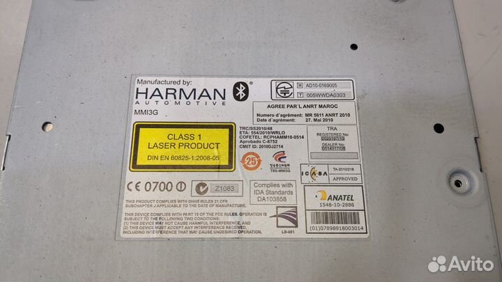 Магнитола Audi Q3, 2012