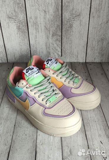 Кроссовки женские зимние на меху nike AIR force 1