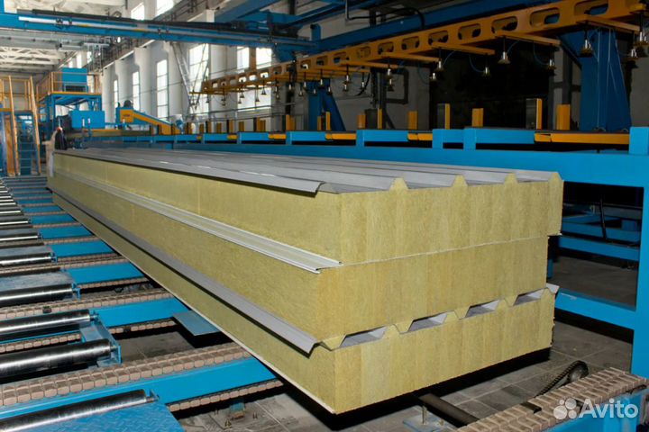 Сендвич панели кровельные стеновые