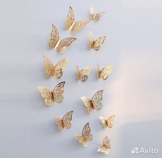 Бабочки на стену для декора