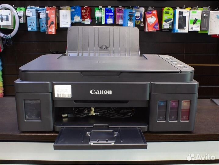 Мфу струйное Canon pixma G2415, цветн., A4, черный