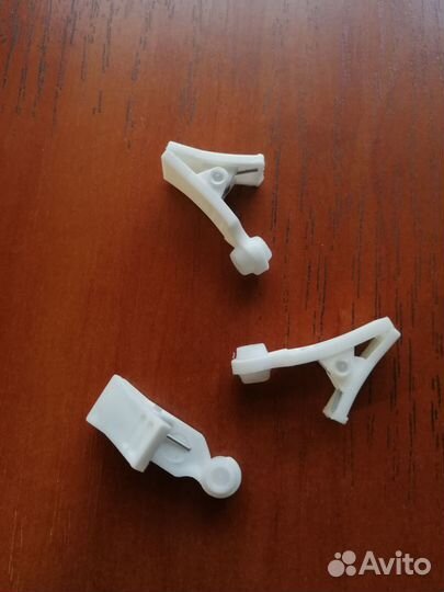 Прищепки для карниза со щелью посередине, новые