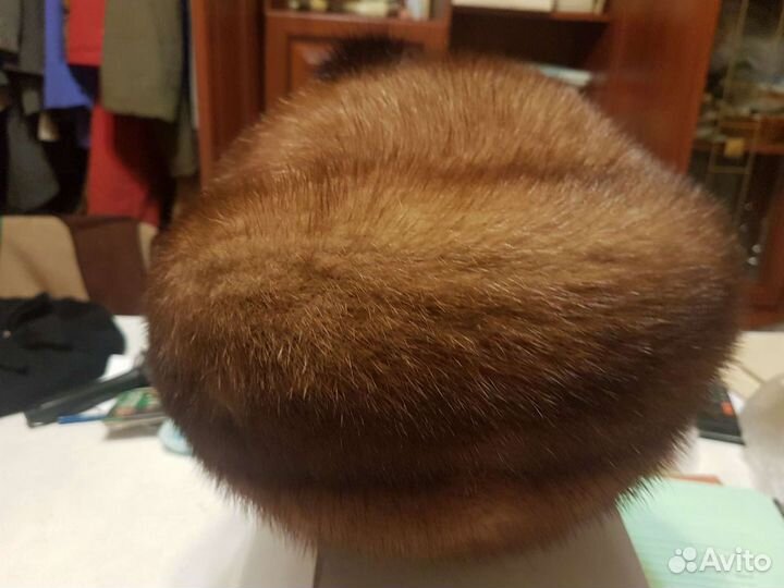 Шапка норковая женская новая