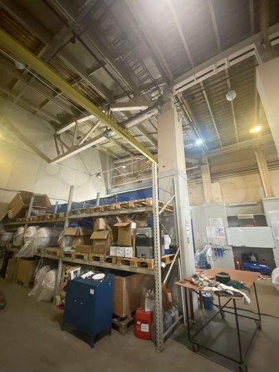 1109м² отапливаемый склад с кран-балкой