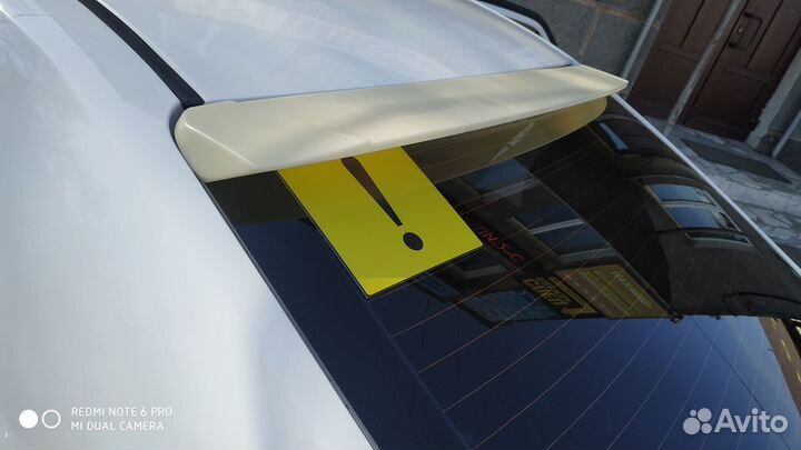 Спойлер/857/ Toyota Corolla (12-17) + Козырек