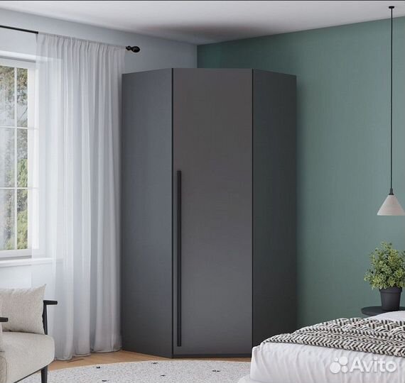 Шкаф угловой Лорена Пакс Графит