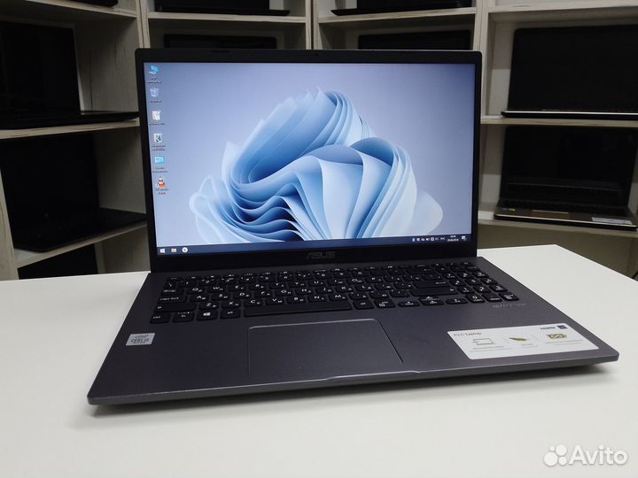 Мощный тонкий нoутбук asus SSD 8gb