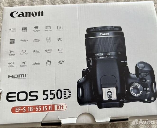 Зеркальный фотоаппарат Canon 550d