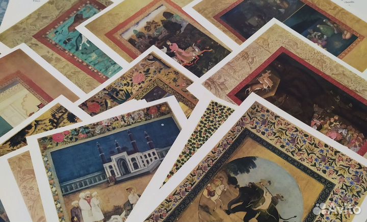 Набор открыток Индийские миниатюры. Бу