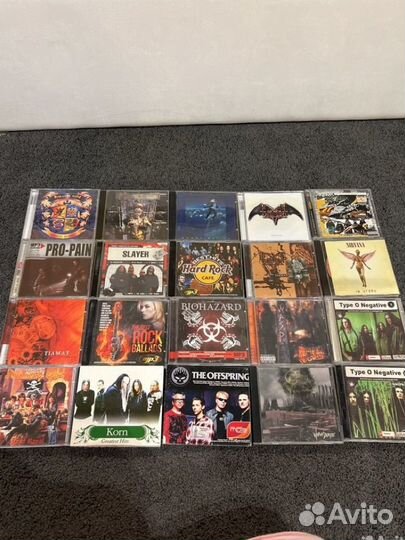 Рок диски CD и PM3